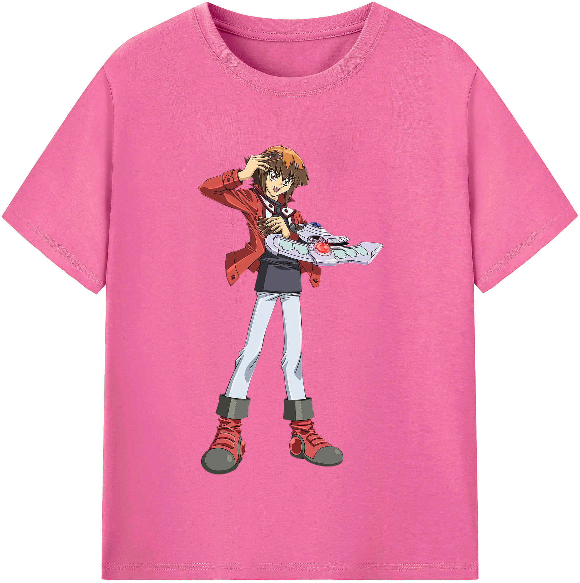 （画像用） 遊☆戯☆王 Yu-Gi-Oh! レディースカジュアルプリントTシャツ（綿100％）